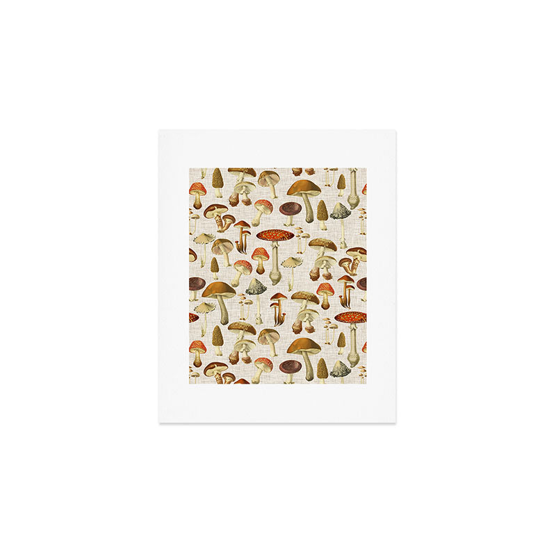 Mushroom Art Print Gallery Image 1