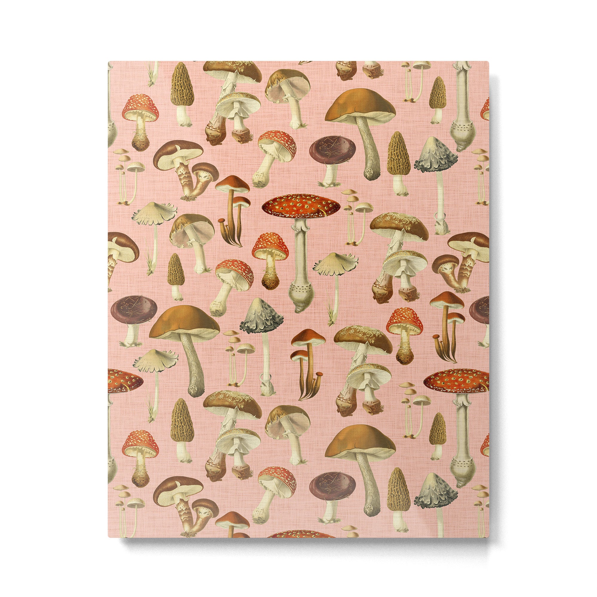 Mushrooms pink Metal Print Gallery Image 4