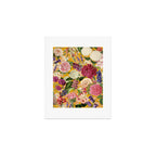 Yellow Happy Floral Pattern, Modernism Art Print Gallery Image 1