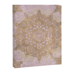 Boho sparkling mandala - rose gold Canvas Print Gallery Image 8