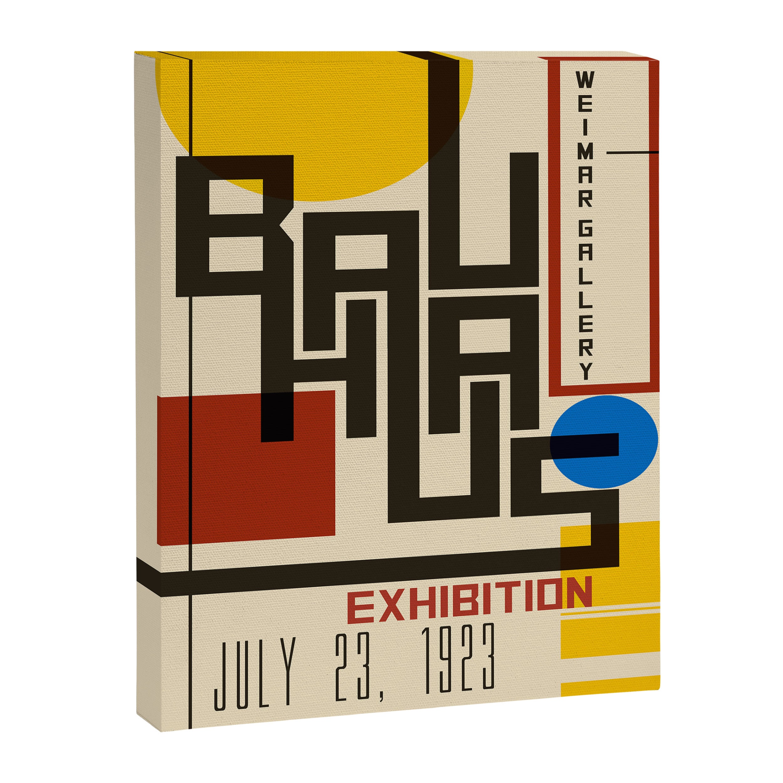 Bauhaus Poster I Canvas Print Gallery Image 6