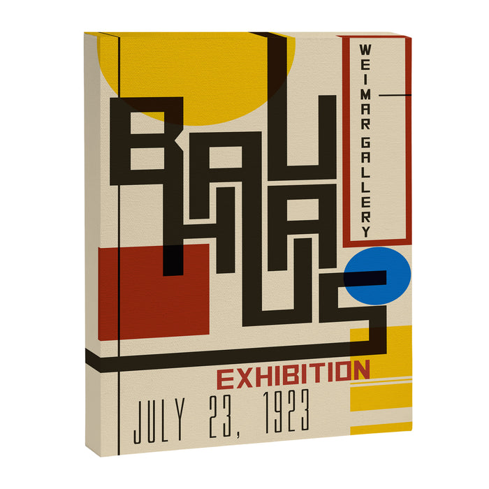 Bauhaus Poster I Canvas Print Gallery Image 1