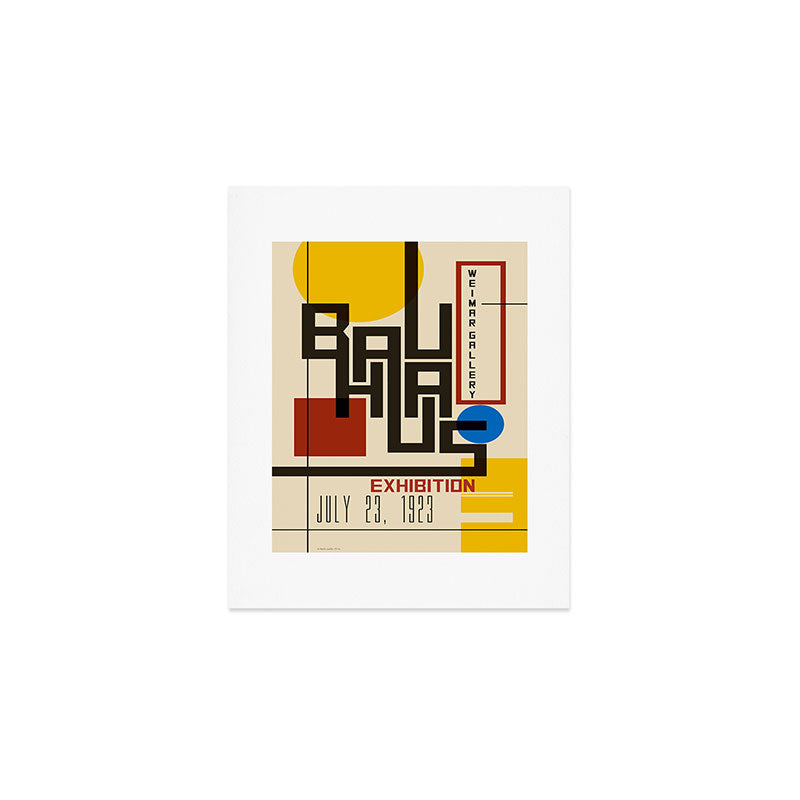 Bauhaus Poster I Art Print