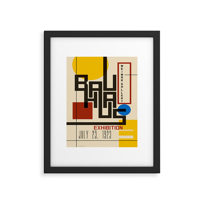 Bauhaus Poster I Framed Art Print Gallery Image 5
