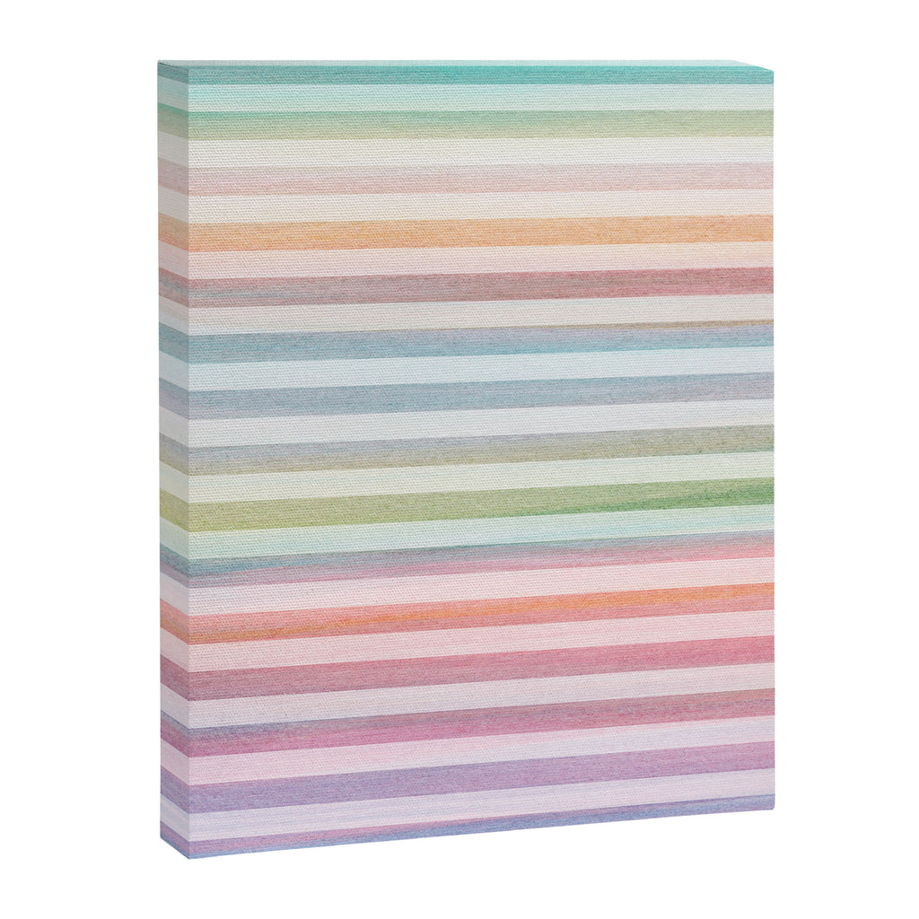 Colorful Soft Stripes Pattern Canvas Print Gallery Image 6