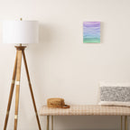 Layers Blue Ombre - Watercolor Abstract Canvas Print Gallery Image 2