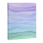 Layers Blue Ombre - Watercolor Abstract Canvas Print Gallery Image 6