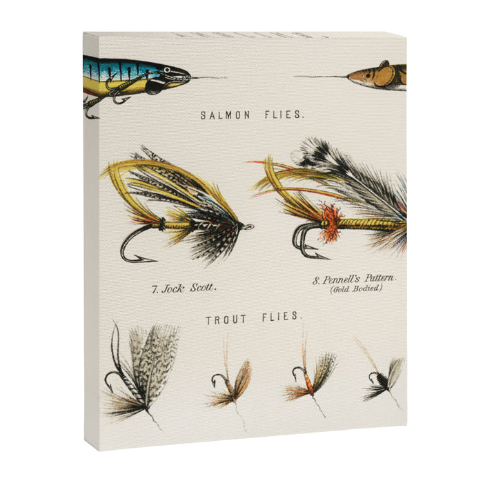 Angling Chart Canvas Print Gallery Image 1