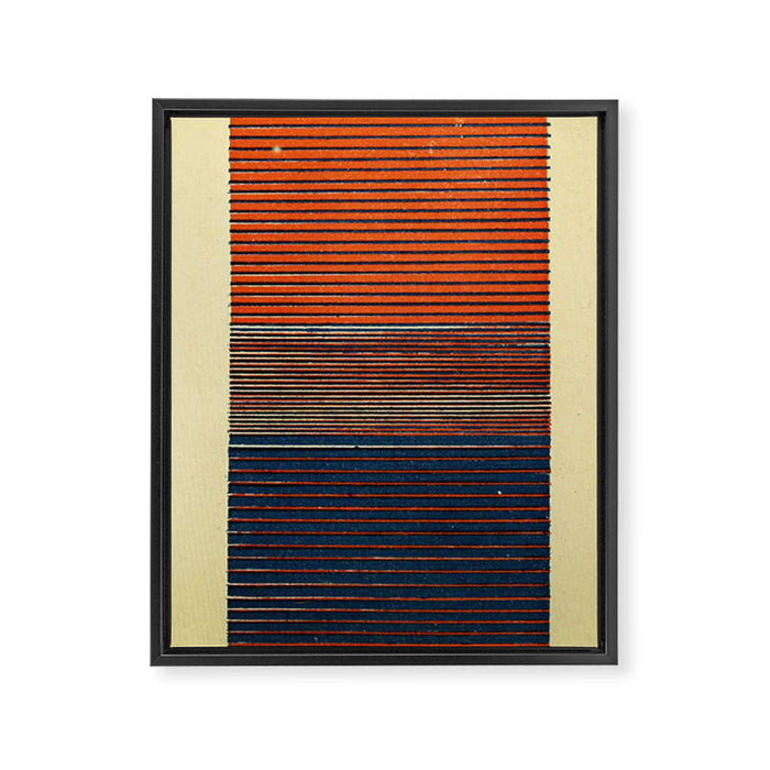 Antique Color Grades Framed Canvas Print Gallery Image 1