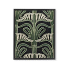 Art Nouveau Botanical Framed Canvas Print Gallery Image 6