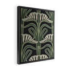 Art Nouveau Botanical Framed Canvas Print Gallery Image 2