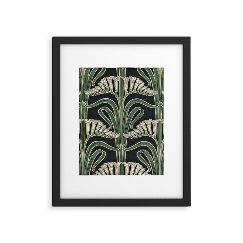 Art Nouveau Botanical Framed Art Print Gallery Image 5