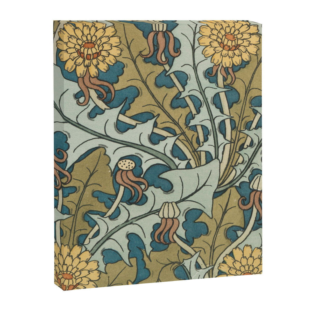 Art Nouveau Dandelion Pattern Canvas Print Gallery Image 8