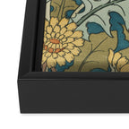 Art Nouveau Dandelion Pattern Framed Canvas Print Gallery Image 3