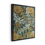 Art Nouveau Dandelion Pattern Framed Canvas Print Gallery Image 2