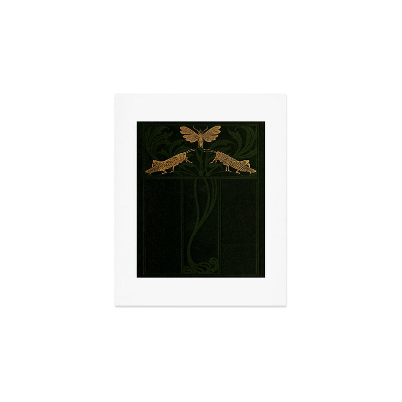 Art Nouveau Insects Art Print Gallery Image 1