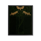 Art Nouveau Insects Framed Canvas Print Gallery Image 6