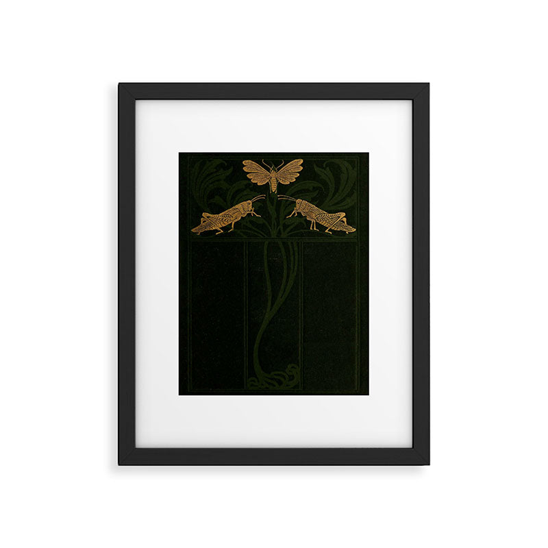Art Nouveau Insects Framed Art Print Gallery Image 5