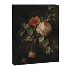 Botanical Rose And Snail Canvas Print Gallery Image 6