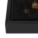 Botanical Rose And Snail Framed Canvas Print Gallery Image 3