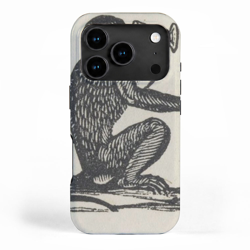 Drinking Monkey iPhone Case Gallery Image 1