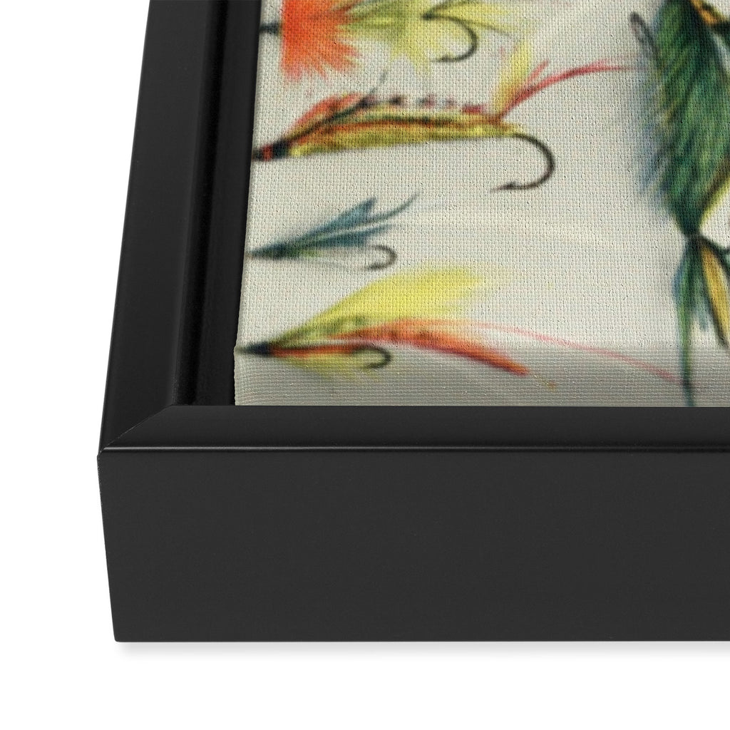 Fishing Lures Framed Canvas Print Gallery Image 3