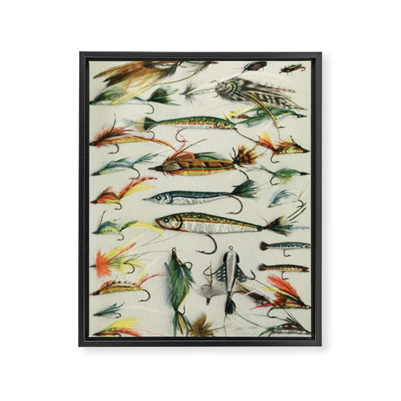 Fishing Lures Framed Canvas Print Gallery Image 6