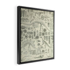 Fossil Chart Framed Canvas Print Gallery Image 2