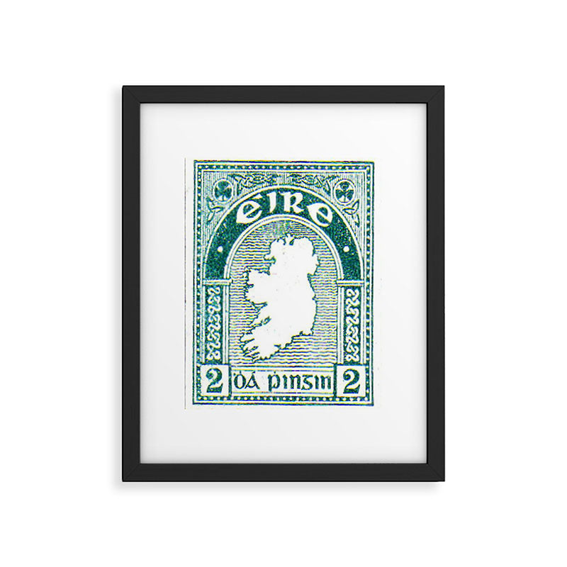 Ireland Postage Stamp Framed Art Print Gallery Image 5