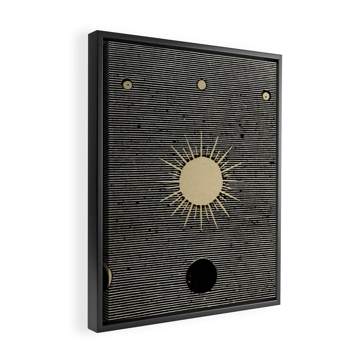 Moon Phases Framed Canvas Print Gallery Image 2