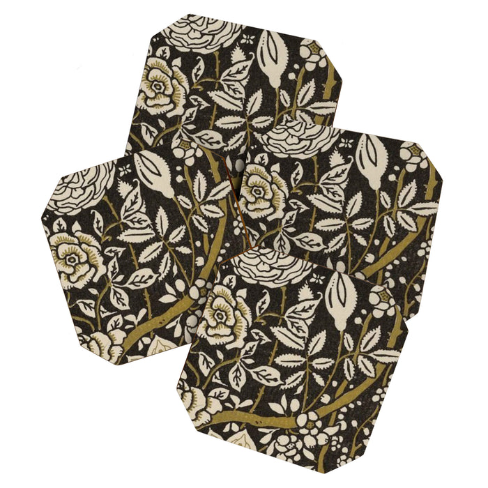Nouveau Birds And Flowers Coaster Gallery Image 1