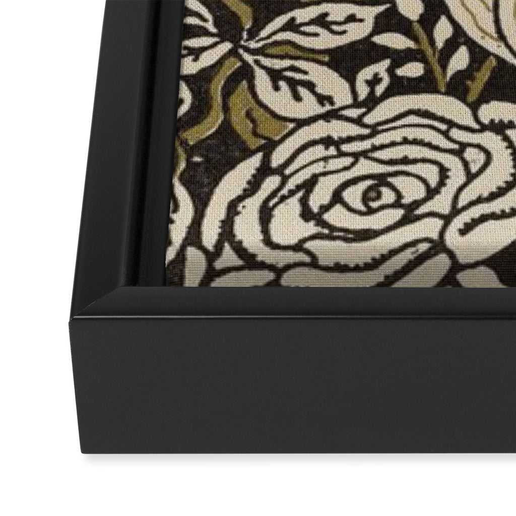 Nouveau Birds And Flowers Framed Canvas Print Gallery Image 3