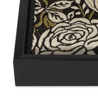 Nouveau Birds And Flowers Framed Canvas Print Gallery Image 3