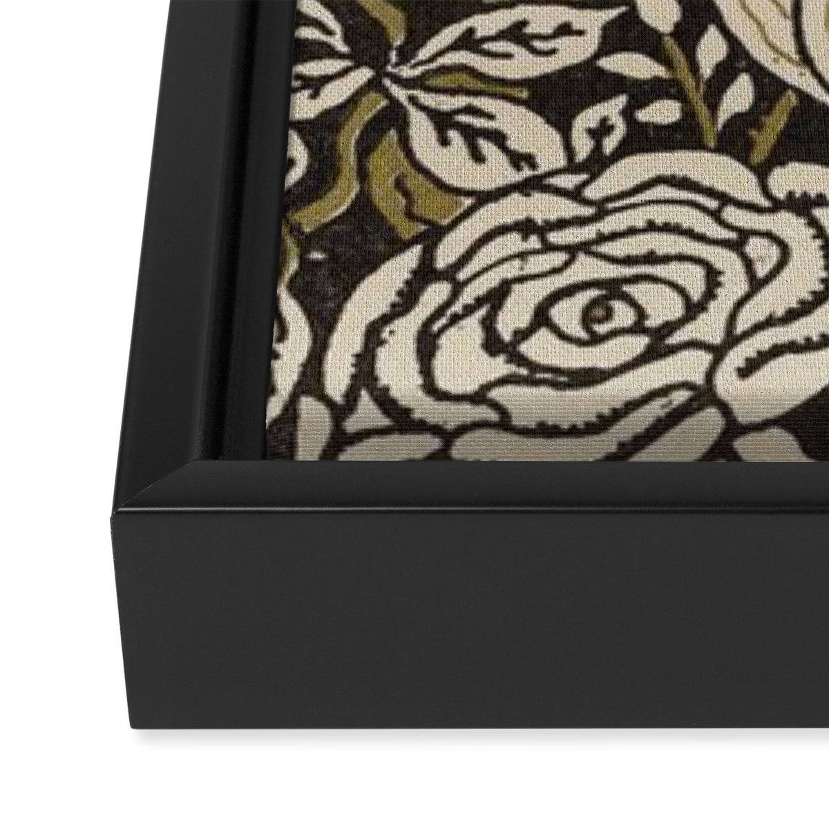 Nouveau Birds And Flowers Framed Canvas Print Gallery Image 3