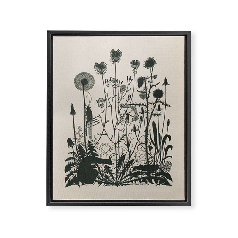 Nouveau Nature Framed Canvas Print Gallery Image 6
