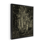 Old Oaks Framed Canvas Print Gallery Image 2