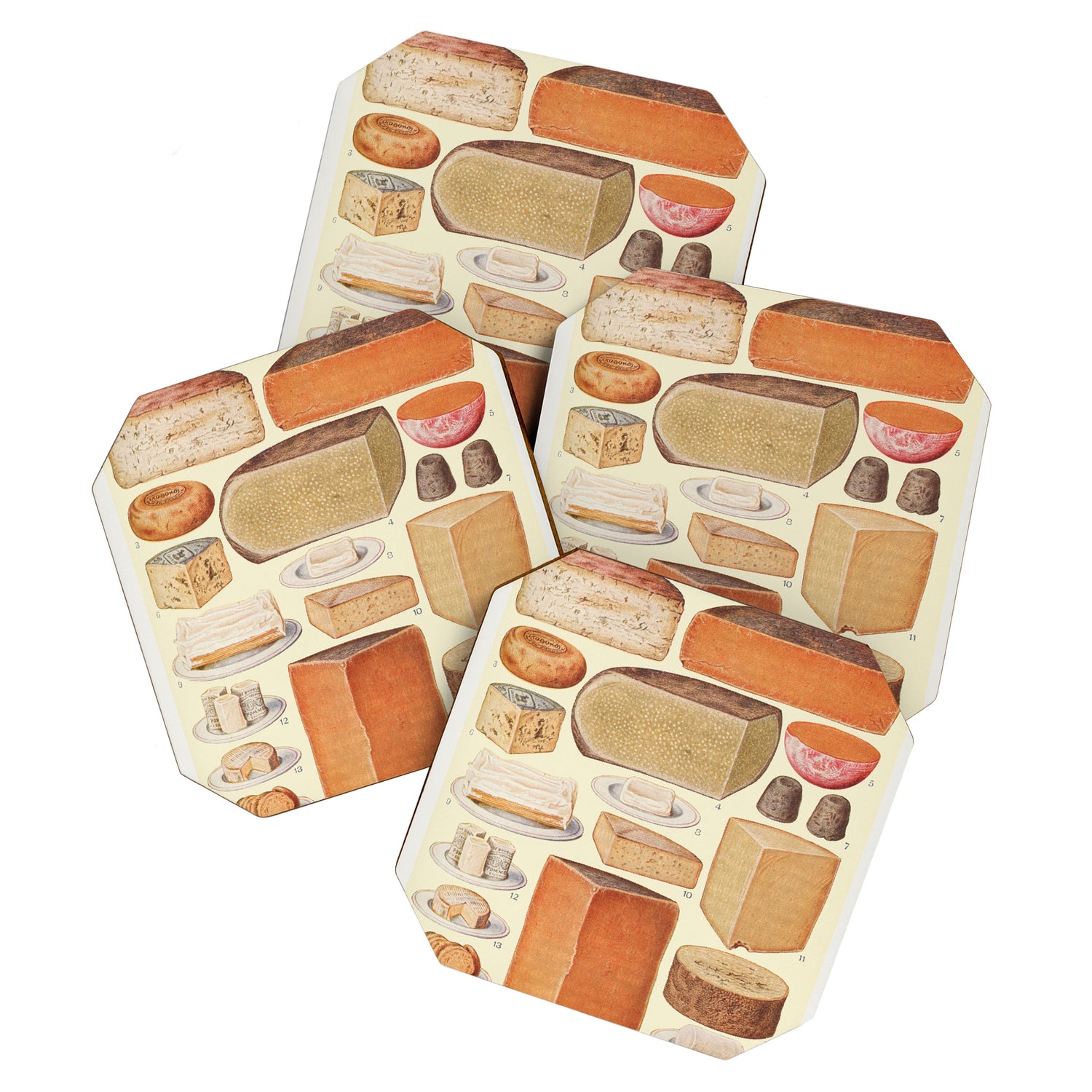 Vintage Cheese Coaster Gallery Image 1