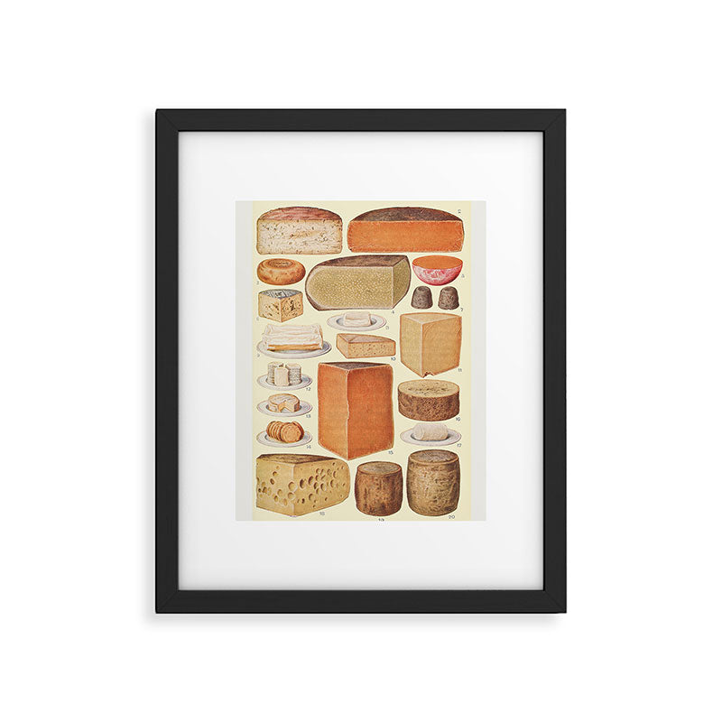 Vintage Cheese Framed Art Print Gallery Image 5
