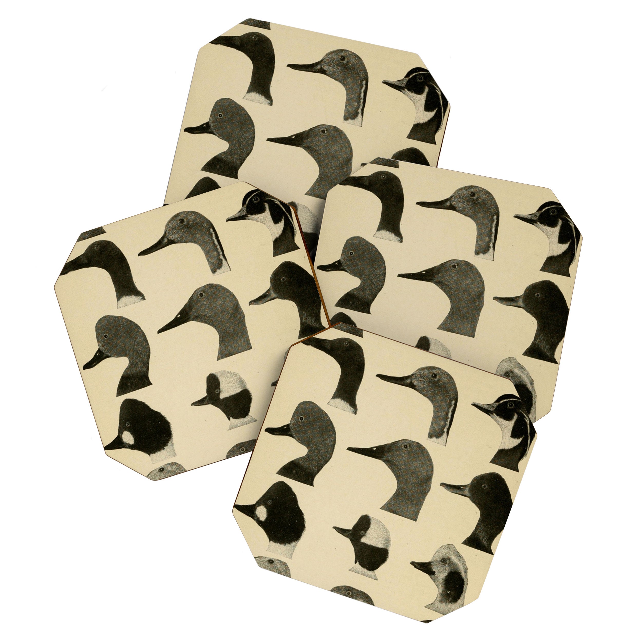 Vintage Duck Heads Coaster Gallery Image 1