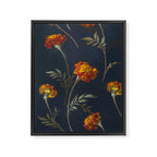 Vintage Marigolds Framed Canvas Print Gallery Image 6