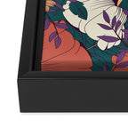 Botanical pattern 008 Framed Canvas Print Gallery Image 3