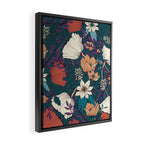 Botanical pattern 008 Framed Canvas Print Gallery Image 2
