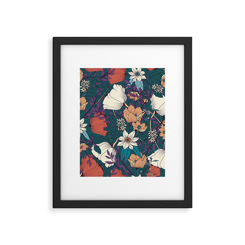 Botanical pattern 008 Framed Art Print Gallery Image 6