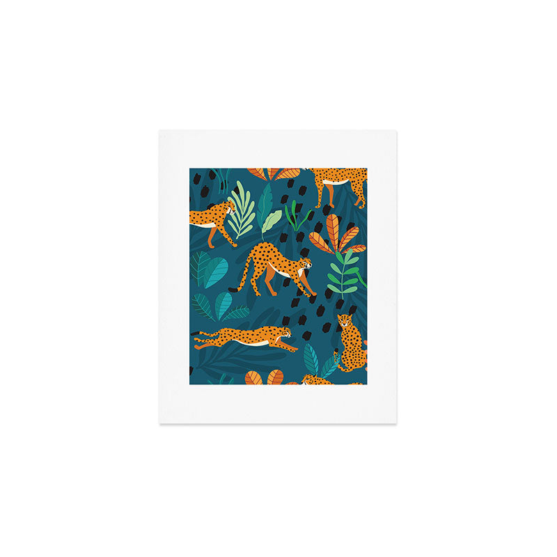 Cheetah pattern 001 Art Print Gallery Image 1