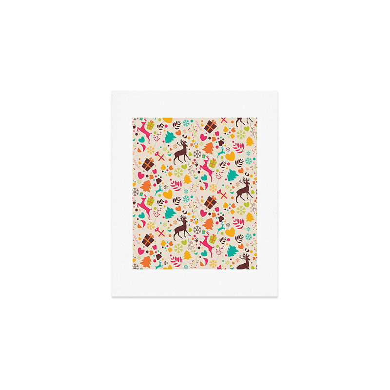 Christmas pattern 01 Art Print Gallery Image 1