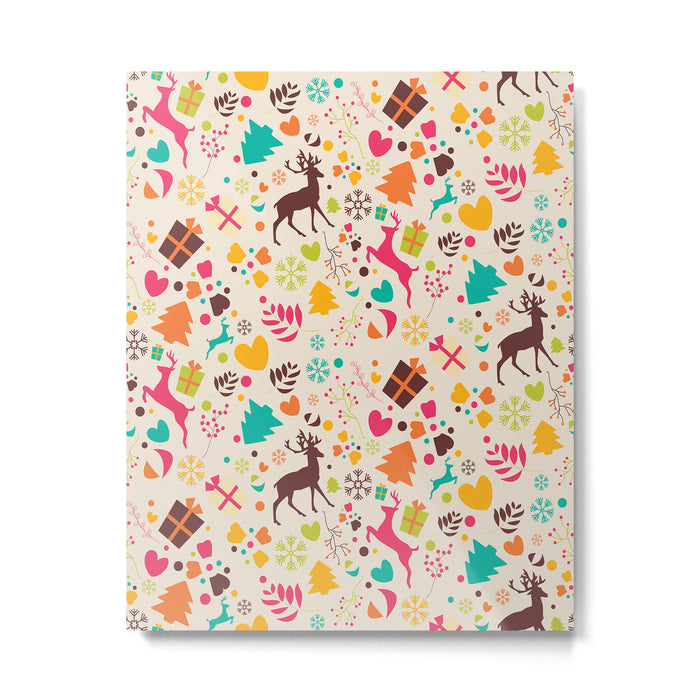 Christmas pattern 01 Metal Print Gallery Image 1