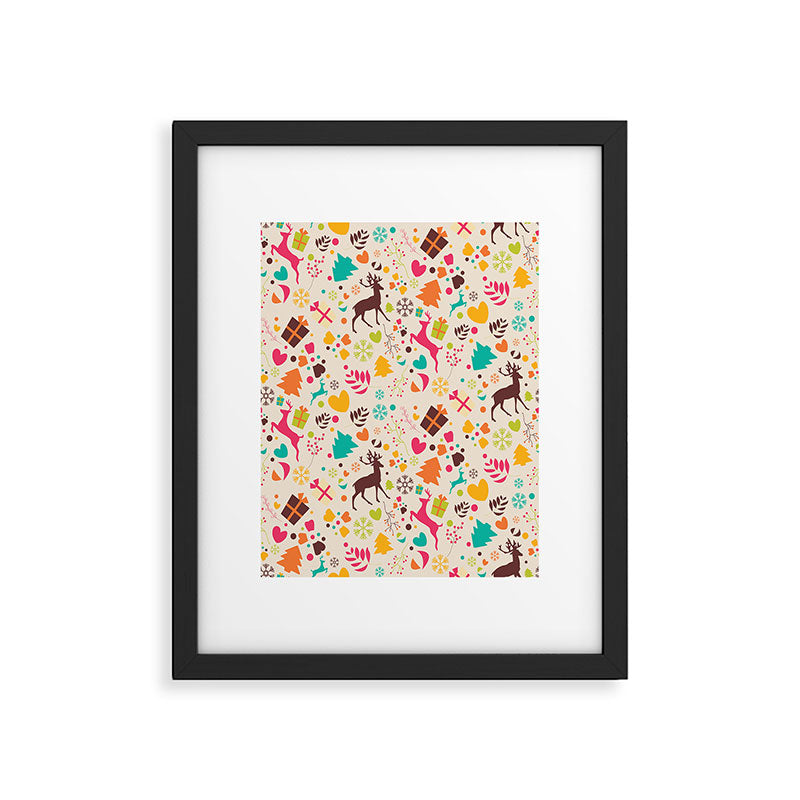 Christmas pattern 01 Framed Art Print Gallery Image 6