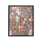 Monarch garden 004 Framed Canvas Print Gallery Image 8