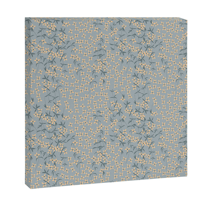 Seamless pattern design with hand drawn flowers and floral elements Canvas Print Gallery Image 1