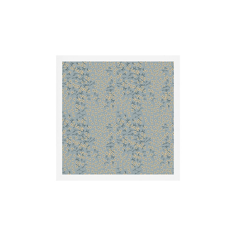 Seamless pattern design with hand drawn flowers and floral elements Art Print Gallery Image 1